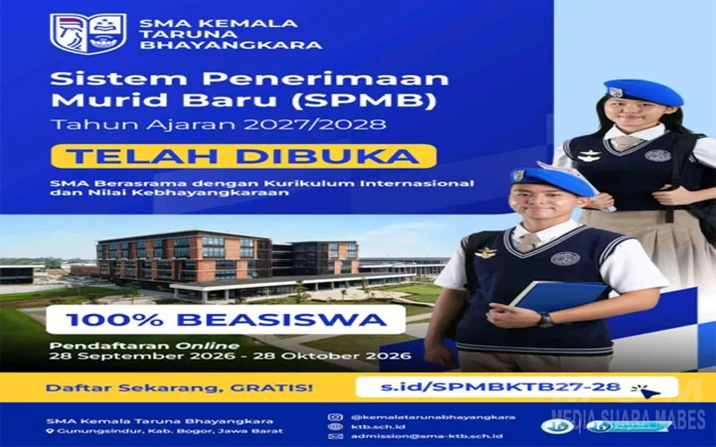 SPMB SMA Kemala Taruna Bhayangkara 2027/2028 Segera Dibuka, Polda Kalbar Siapkan Sosialisasi hingga Polsek