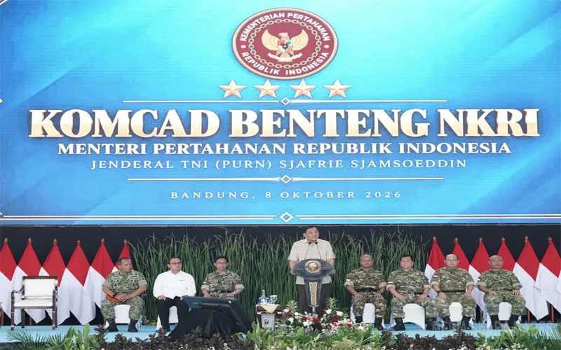 Pangdam III/Siliwangi Dampingi Menhan RI Kunjungan Kerja Di Wilayah Kodam III/Siliwangi