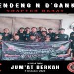 Jumat Berkah, Lendeng N’D Gank Chapter Barat Berbagi Puluhan Paket Nasi Box