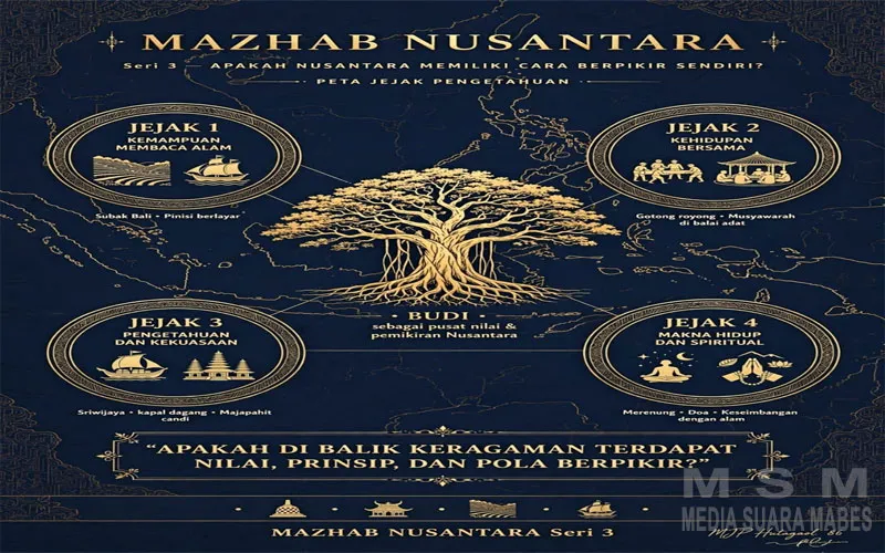 Mazhab Nusantara: Menelusuri Jejak Cara Berpikir Masyarakat Nusantara dari Alam hingga Kehidupan Sosial