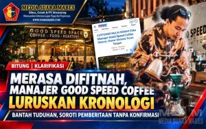 Merasa Difitnah, Manajer Good Speed Coffee Luruskan Kronologi Sebenarnya Soal Tuduhan Etika di MMCnews.id