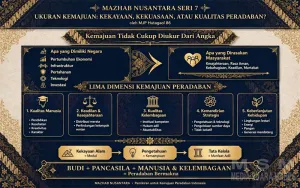 Mazhab Nusantara Seri 7: Kemajuan Bangsa Tak Cukup Diukur Dari Kekayaan Dan Kekuasaan