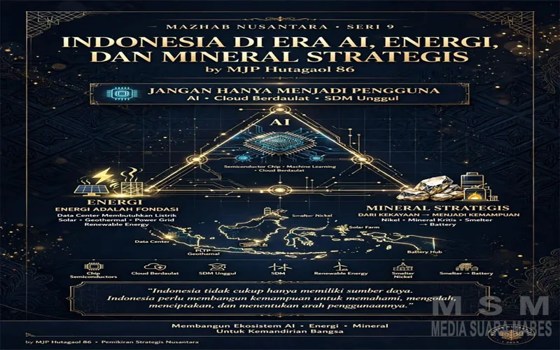 Mazhab Nusantara Seri 9: AI, Enerigi Dan Mineral Strategis Jadi Kunci Kemandirian Indonesia