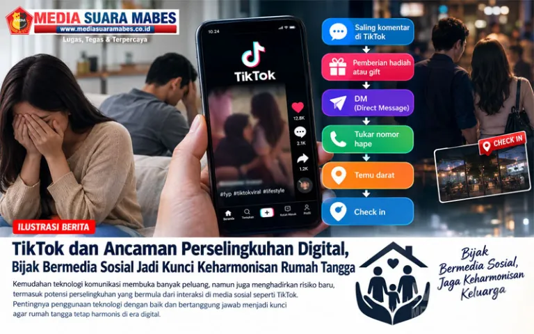 TikTok dan Ancaman Perselingkuhan Digital, Bijak Bermedia Sosial Jadi Kunci Keharmonisan Rumah Tangga