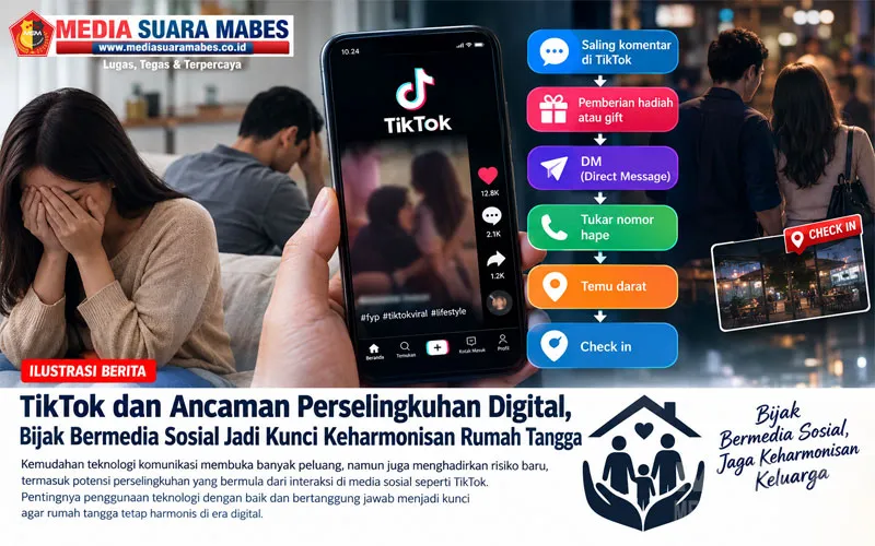 TikTok dan Ancaman Perselingkuhan Digital, Bijak Bermedia Sosial Jadi Kunci Keharmonisan Rumah Tangga