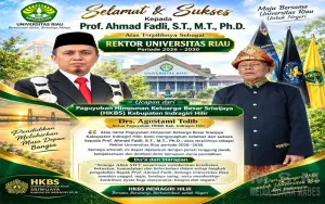 Paguyuban HKBS Inhil Sampaikan Ucapan Selamat kepada Prof. Ahmad Fadli atas Terpilihnya sebagai Rektor Universitas Riau Periode 2026–2030