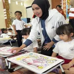 Kenalkan Wisata Bahari, Ratusan Anak PAUD di Jepara Antusias Ikuti Lomba Mewarnai