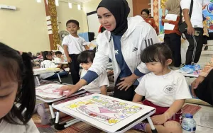 Kenalkan Wisata Bahari, Ratusan Anak PAUD di Jepara Antusias Ikuti Lomba Mewarnai