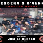 Tebar Kebaikan Dan Kepedulian, Lendeng N’D Gank Chapter Barat Bagikan Puluhan Paket Nasi Box Untuk Masyarakat Dan Pengemudi Roda Dua