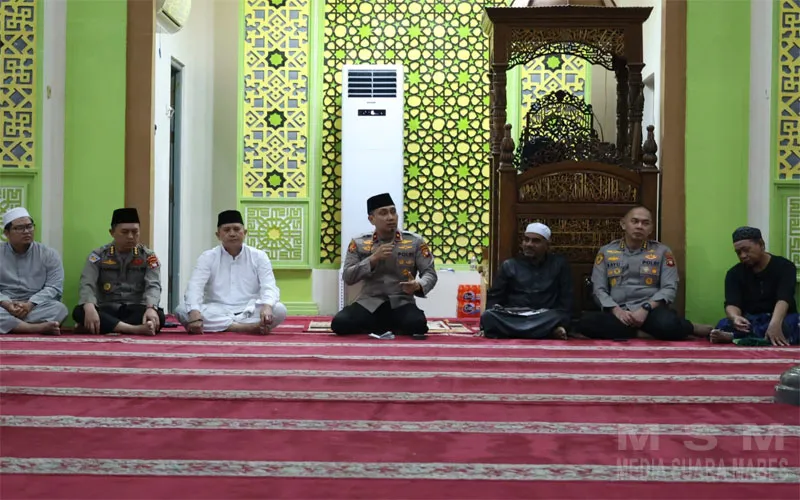 Pererat Silaturahmi Subuh, Wakapolda Kalbar Ajak Masyarakat Jaga Kamtibmas