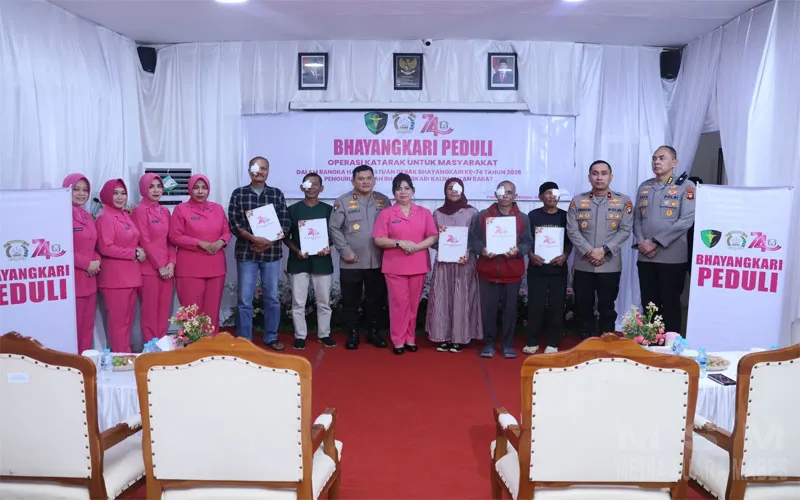 Peringati HKGB ke-74, Bhayangkari Peduli Hadir Beri Manfaat Nyata bagi Kesehatan Masyarakat