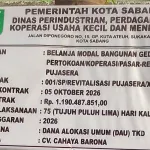 Kabiro Media Suara Mabes Tinjau Proyek Rehabilitasi Pujasera Kuta Timu Kota Sabang