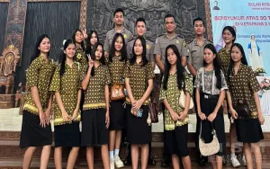 Minggu Kasih Di Gereja Katedral Santa Gemma Galgani, Polres Ketapang Hadir Perkuat Kedekatan Dengan Umat