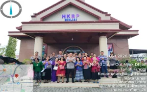 Minggu Kasih, Kapolres Binjai Hadir Berikan Rasa Aman bagi Jemaat HKBP