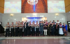 Minggu Kasih di Gereja HKBP Sudirman, Kapolda Sumut Ajak Masyarakat Perangi Narkoba dan Jaga Kamtibmas