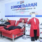 Hari Jadi ke-75 Humas Polri, Bidhumas Polda Kalbar Ajak Personel Berbagi Lewat Donor Darah