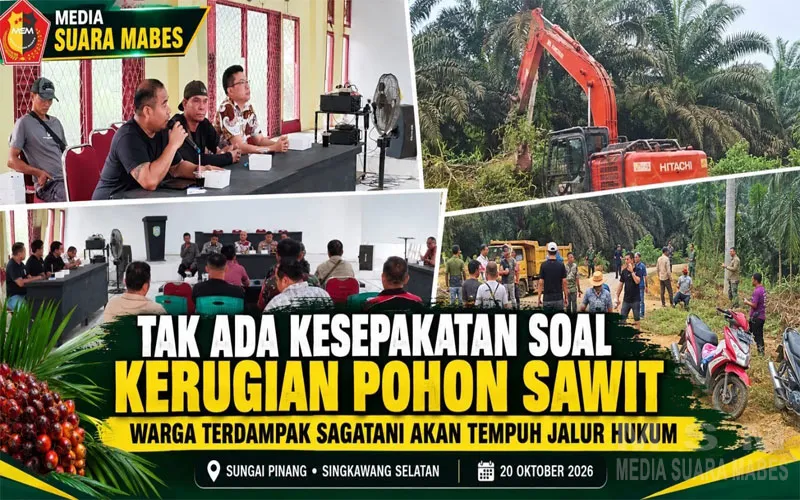 Tak Ada Kesepakatan soal Kerugian Pohon Sawit, Warga Terdampak di Sagatani Akan Tempuh Jalur Hukum