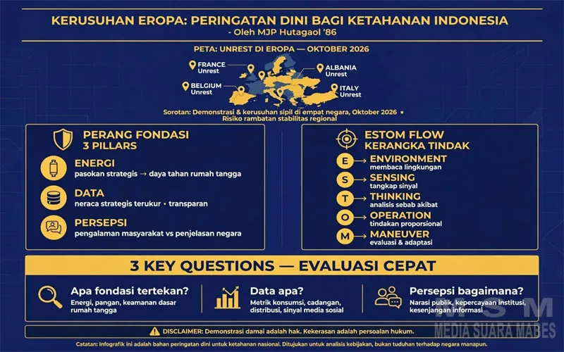 Kerusuhan di Eropa Jadi Peringatan bagi Ketahanan Nasional Indonesia