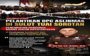 Pelantikan DPC Aslinmas di Sulut Tuai Sorotan, Penempatan Pengurus Bidang Hukum Dipertanyakan