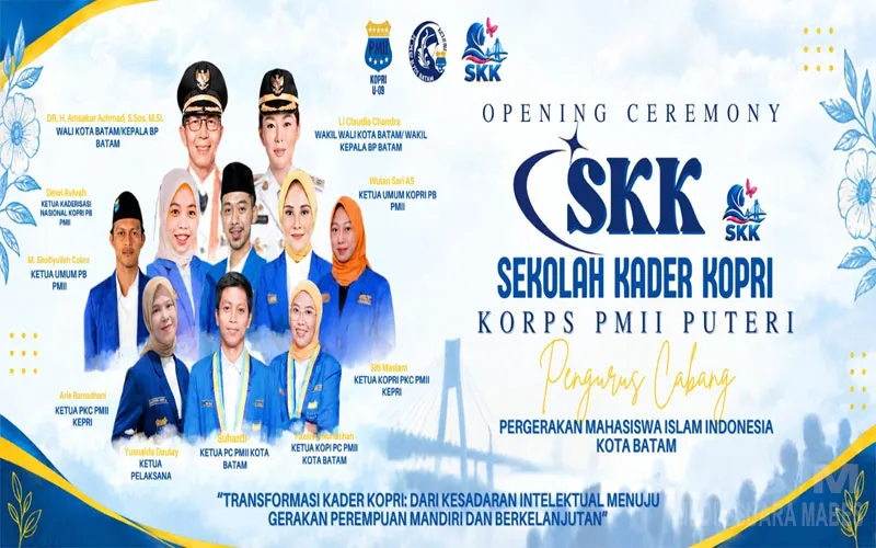 KOPRI PC PMII Kota Batam Gelar Sekolah Kader KOPRI, Dorong Transformasi Perempuan yang Mandiri dan Berkelanjutan