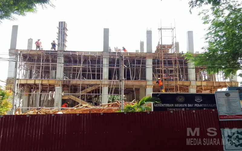 Kepala Biro MSM Sabang Apresiasi Progres Pembangunan Kantor Imigrasi Kelas II TPI Sabang