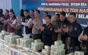 Bea Cukai Gagalkan Penyelundupan 1,16 Ton Ketamin di Sumut