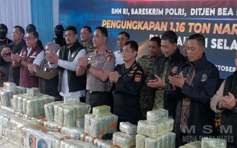 Bea Cukai Gagalkan Penyelundupan 1,16 Ton Ketamin di Sumut