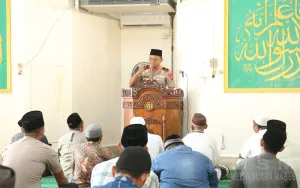 Wakapolda Babel Gelar Jumat Keliling di Belitung, Ajak Masyarakat Jaga Kamtibmas dan Manfaatkan Layanan 110