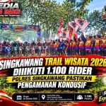 Singkawang Trail Wisata 2026 Diikuti 1.100 Rider, Polres Singkawang Pastikan Pengamanan Kondusif