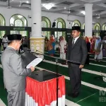 Bupati Agam, Ir H Benni Warlis MM Dt Tan Batuah Lantik 60 pejabat di lingkungan Pemerintah Kabupaten Agam
