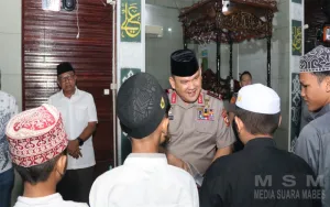 Subuh Keliling di masjid Sirajul Islam Pontianak, Kapolda Kalbar Sampaikan Pesan Kamtibmas