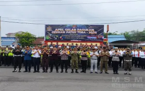 Polresta Deli Serdang Gelar Apel Operasi Patuh Toba 2026, Sasar Pelanggaran Lalu Lintas Berisiko Tinggi