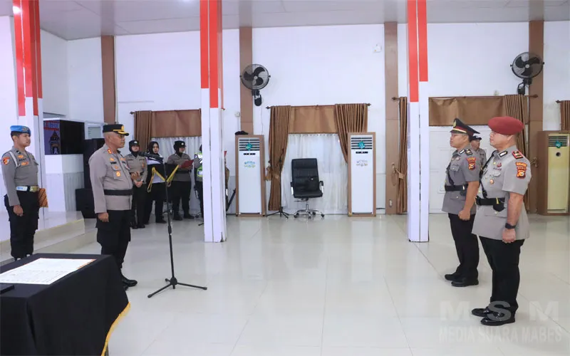 Kapolres Inhil Pimpin Sertijab Kasatresnarkoba, AKP Hendra Gunawan Resmi Jabat Posisi Baru