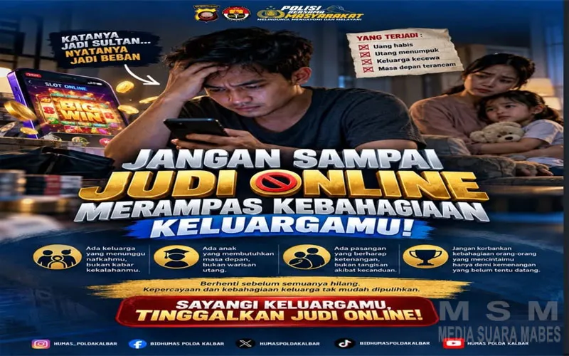 Jangan Biarkan Judi Online Merampas Kebahagiaan Keluarga!