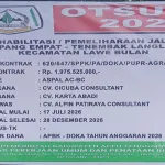 Rabat Beton Proyek Jalan Simpang Empat–Tenembak Langlang Dilaporkan Retak, TTI? Publik Minta Evaluasi Mutu