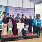 Momen peringatan Hari Listrik Nasional Ke-81 Tahun 2026, PT PLN (Persero) UIP JBB tandai dengan melaksanakan Final Milestone Stringing Section 5 SUTET 500 kV Looping Jakarta–Priok–Muarah Tawar Bekasi dan penyaluran program Pilar Sosial Kemanusian dengan memberikan Santunan kepada Anak Yatim Dhuafa