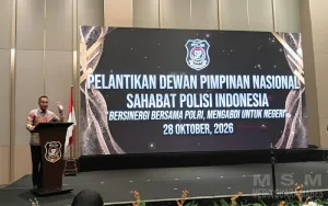 Sahabat Polisi Indonesia Lantik Pengurus Nasional, Fonda Tangguh Tekankan Kerja Nyata