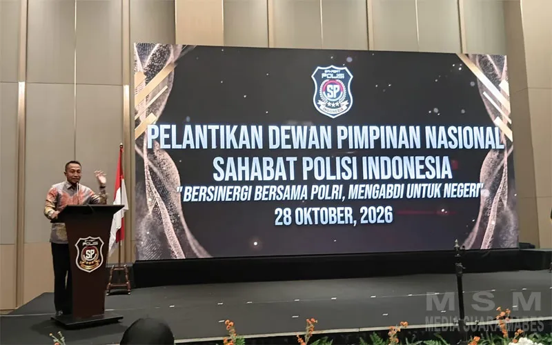 Sahabat Polisi Indonesia Lantik Pengurus Nasional, Fonda Tangguh Tekankan Kerja Nyata