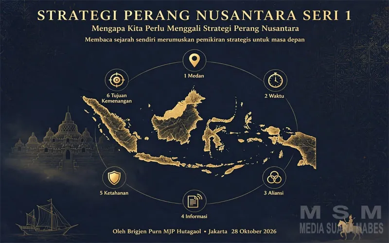 Strategi Perang Nusantara: Brigjen (Purn) MJP. Hutagaol Ajak Bangsa Menggali Pelajaran Strategis dari Sejarah Sendiri