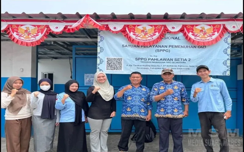 Dua Kepala Sekolah Kunjungi Dapur MBG di Desa Pahlawan Setia, Tinjau Pelaksanaan Program Makan Bergizi Gratis