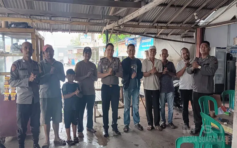 Ngopi Bareng Warga, Polsek Benua Kayong Perkuat Silaturahmi dan Jaga Kamtibmas