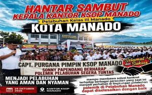 Capt. Purgana Pimpin KSOP Manado, Sonny Papendang Berharap Polemik Pelabuhan Segera Tuntas