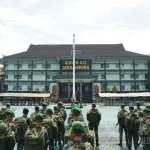 Pangdam XII/Tpr Pimpin Upacara Penyambutan Satgas Pamtas RI-PNG Yonif 643/Wanara Sakti